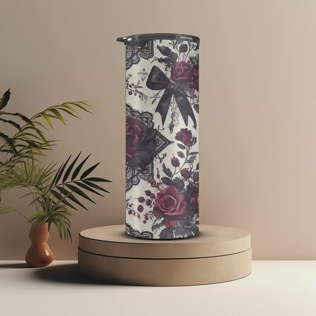 Spread Those Pages Baby 20oz Skinny Tumbler Dark Romance Reader Gift