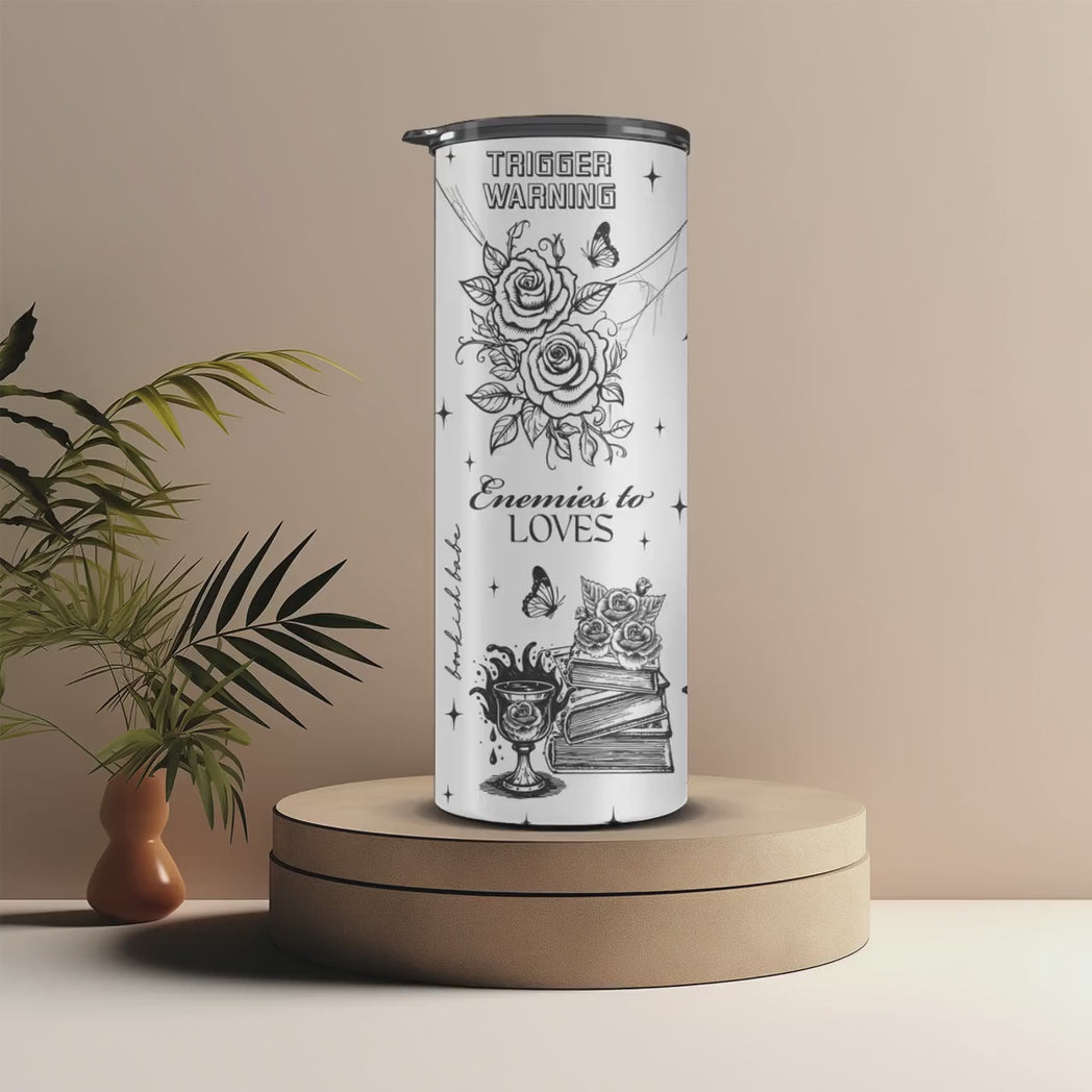 Spicy Book Club 20oz Skinny Tumbler Dark Romance Bookish Gift